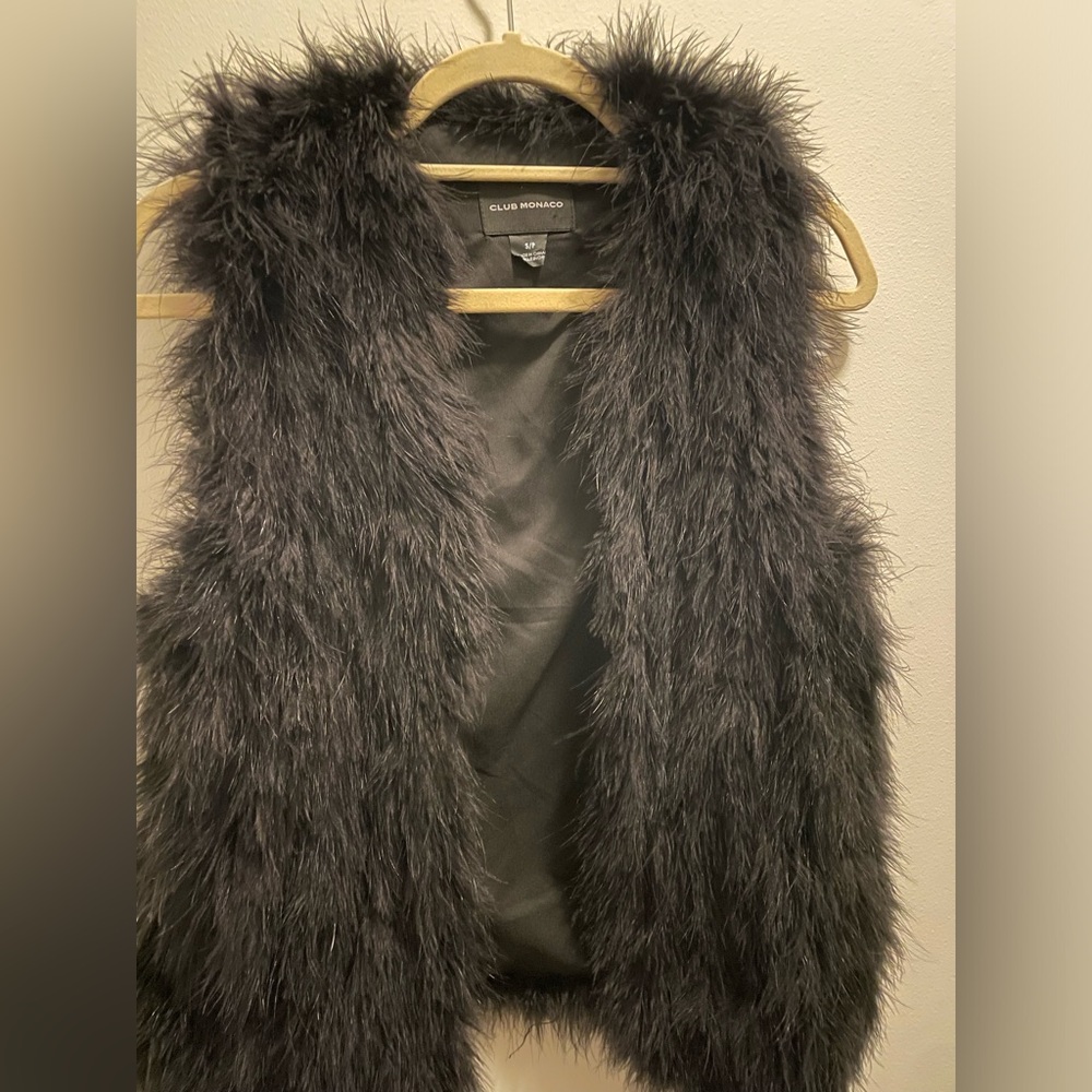 Club Monaco warm feather vest